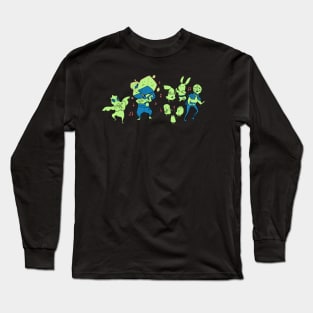 Rock n Rolliens: Party 10 Long Sleeve T-Shirt